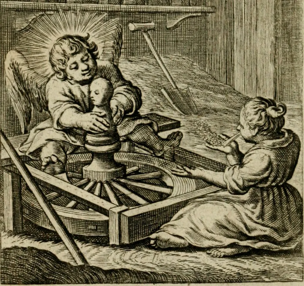 An illustration from Goddelycke wenschen : verlicht met sinne-beelden, ghedichten en vierighe uyt-spraecken der oud-vaeders, 1629, leaf 85