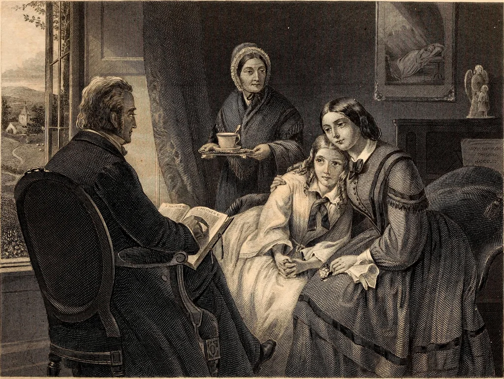 An illustration from Godey's lady's book, 1840, leaf 1048