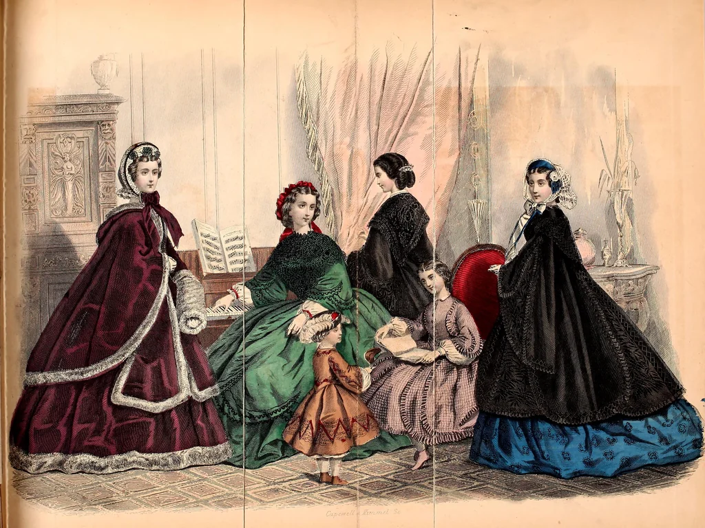 An illustration from Godey's lady's book, 1840, leaf 1051