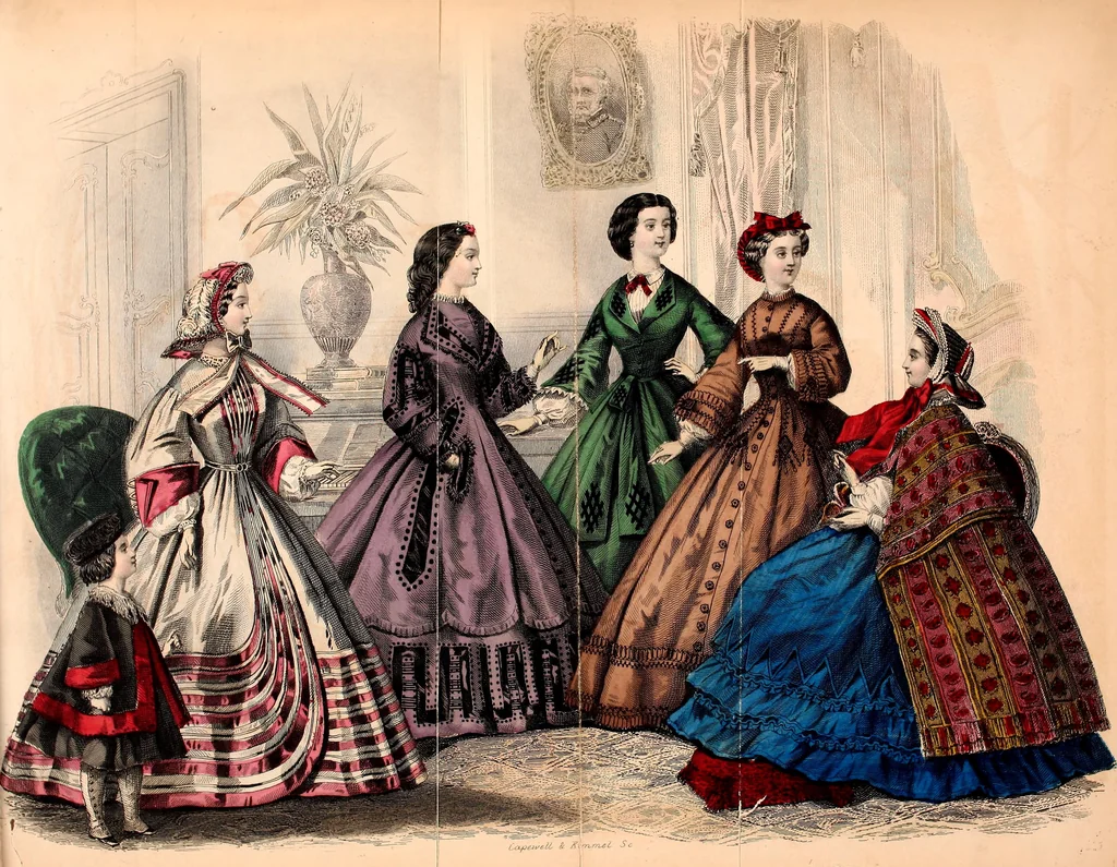 An illustration from Godey's lady's book, 1840, leaf 117