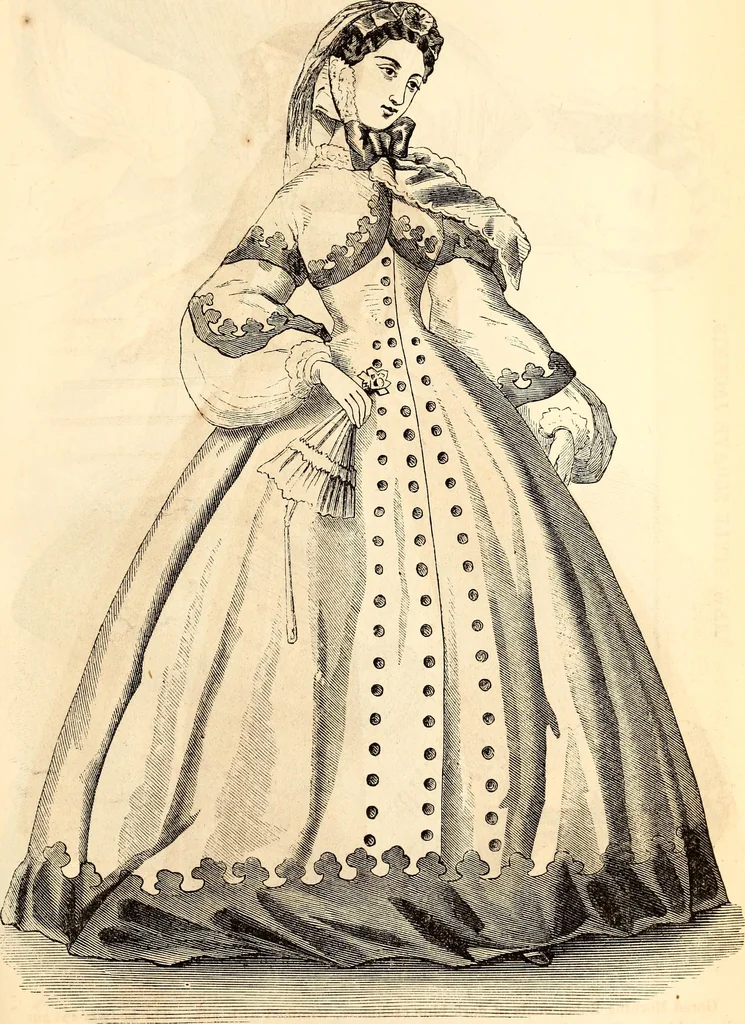 An illustration from Godey's lady's book, 1840, leaf 127