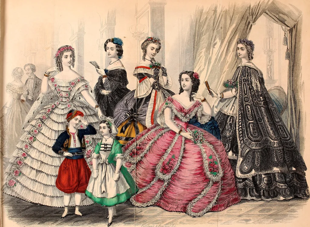 An illustration from Godey's lady's book, 1840, leaf 13