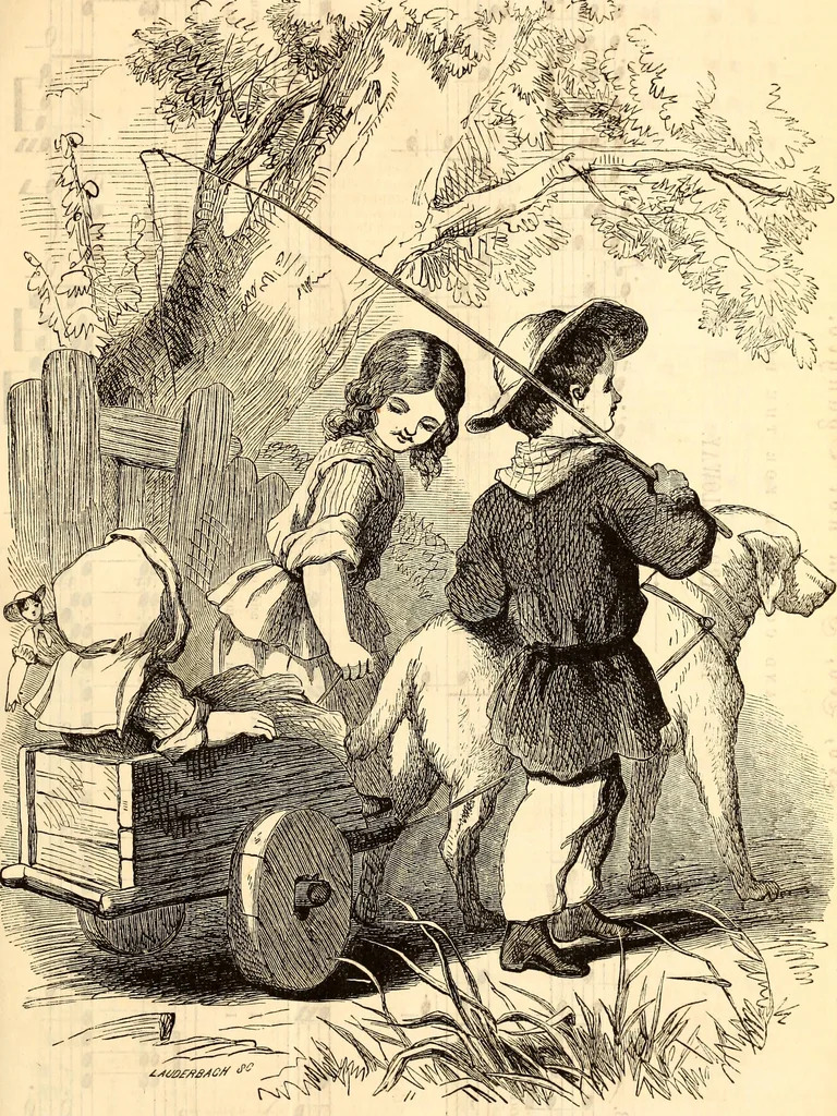 An illustration from Godey's lady's book, 1840, leaf 19