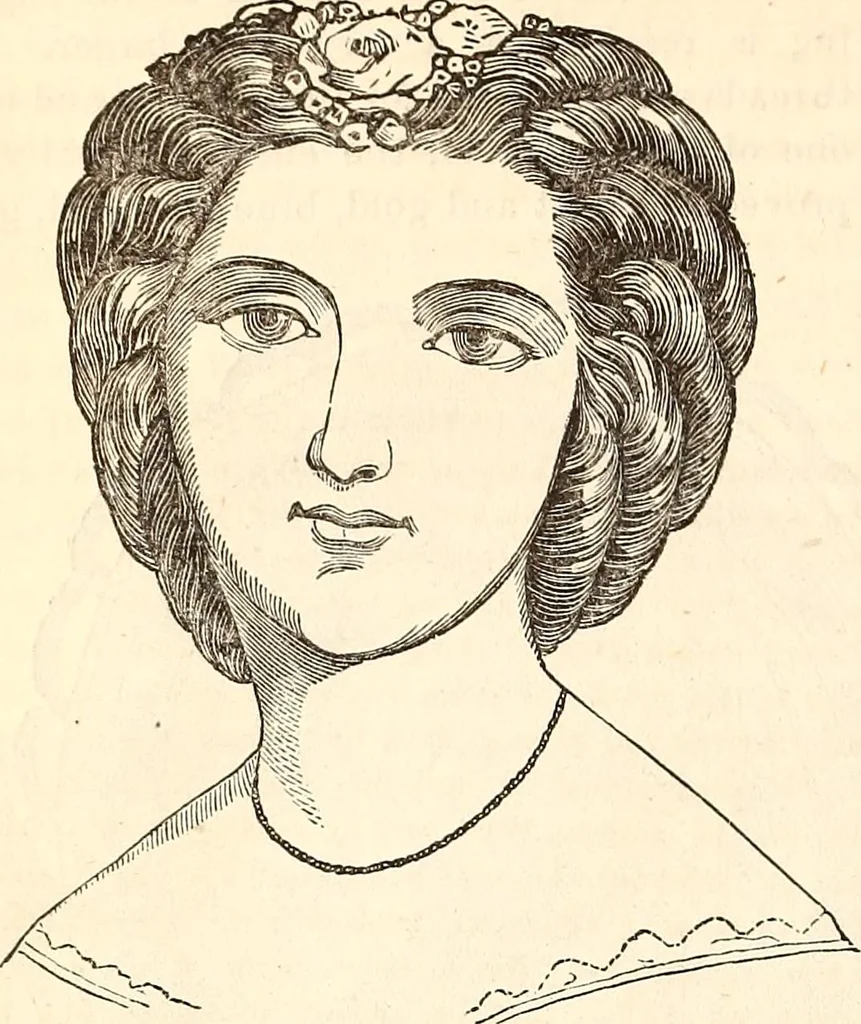 An illustration from Godey's lady's book, 1840, leaf 198