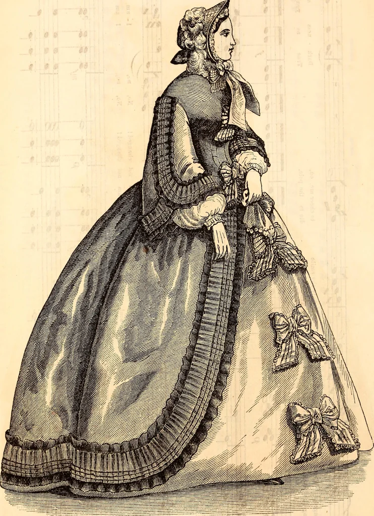 An illustration from Godey's lady's book, 1840, leaf 22