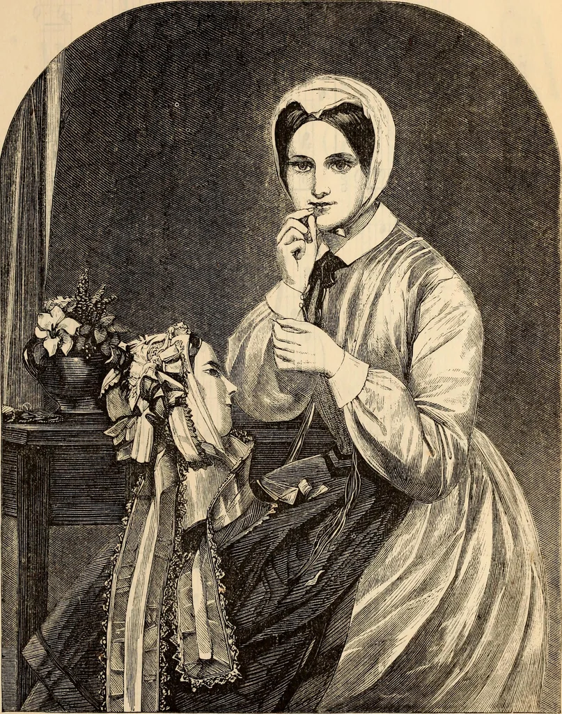 An illustration from Godey's lady's book, 1840, leaf 223