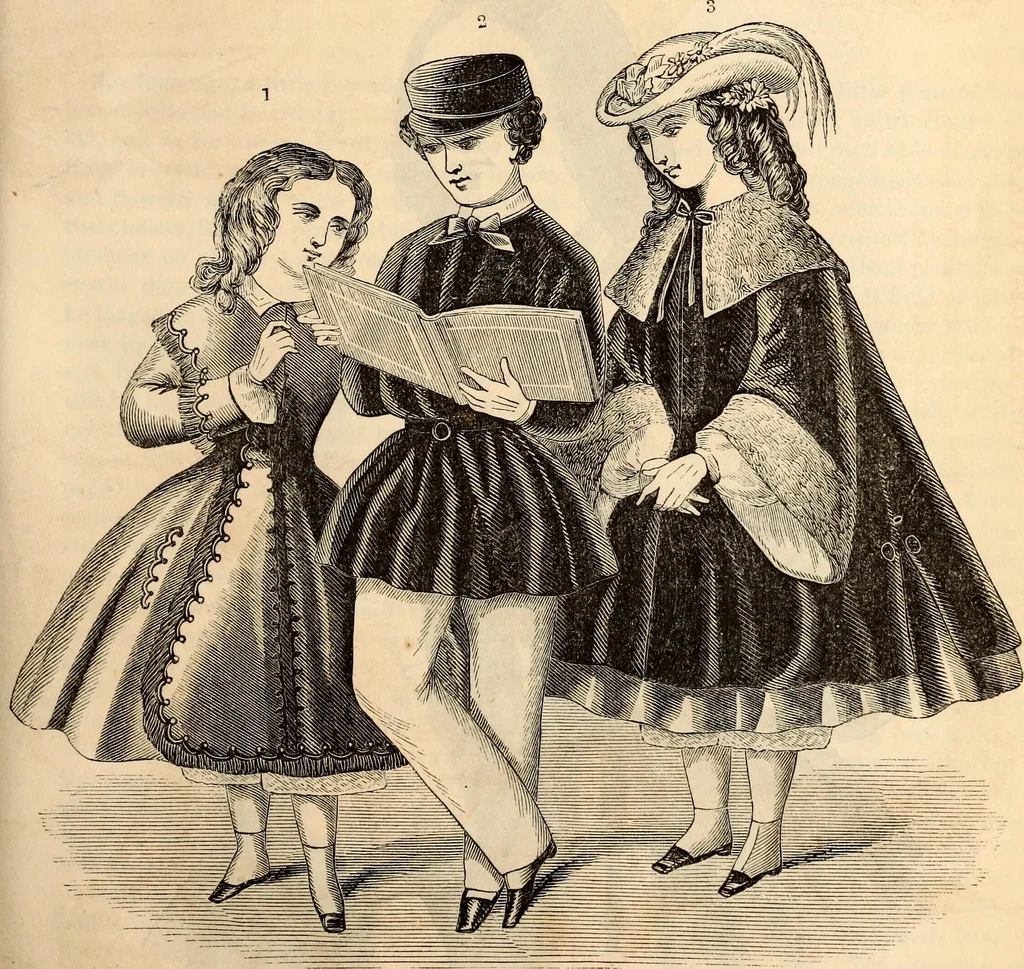 An illustration from Godey's lady's book, 1840, leaf 233