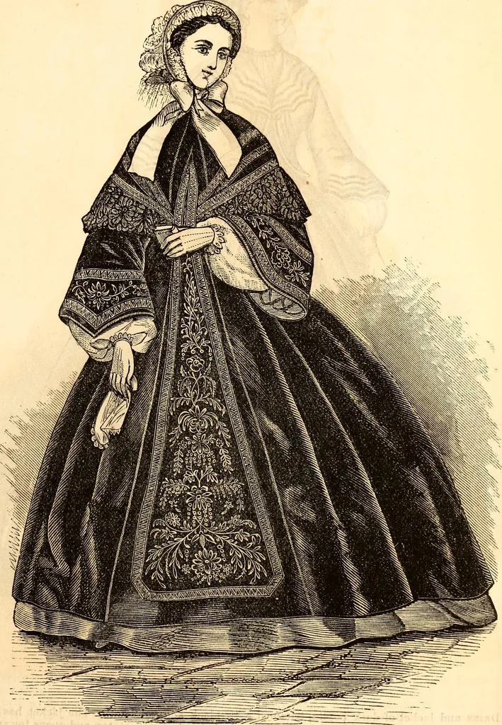 An illustration from Godey's lady's book, 1840, leaf 25