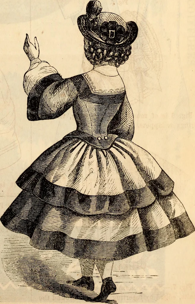 An illustration from Godey's lady's book, 1840, leaf 287