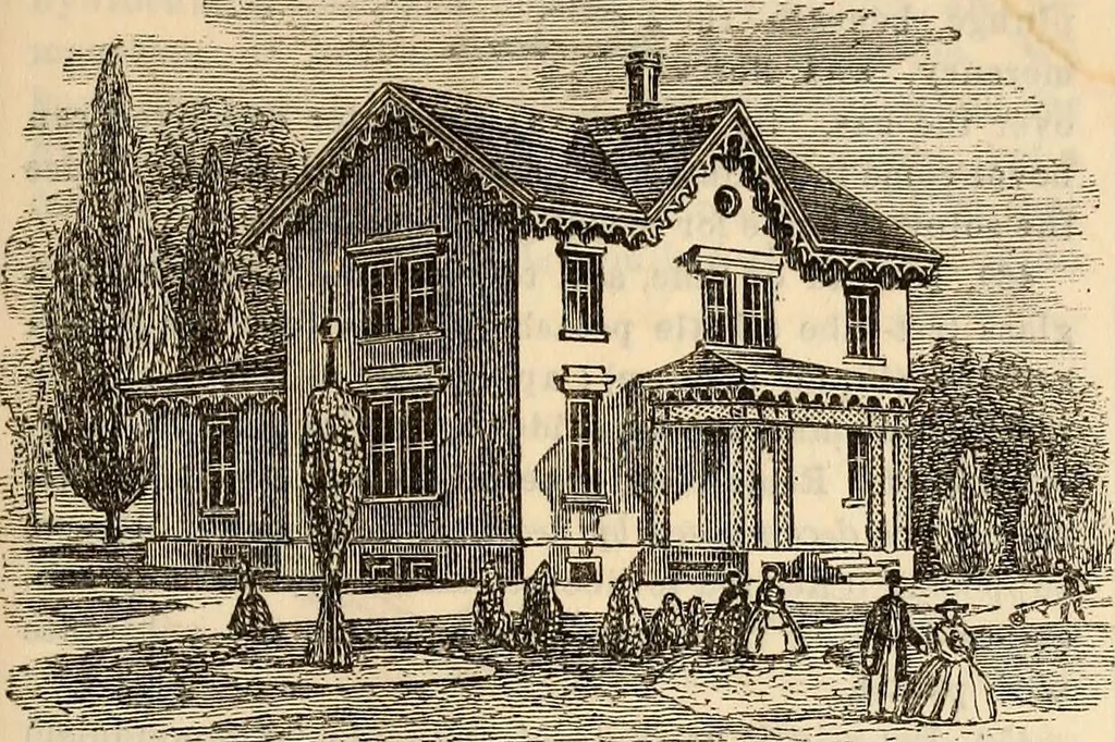 An illustration from Godey's lady's book, 1840, leaf 313