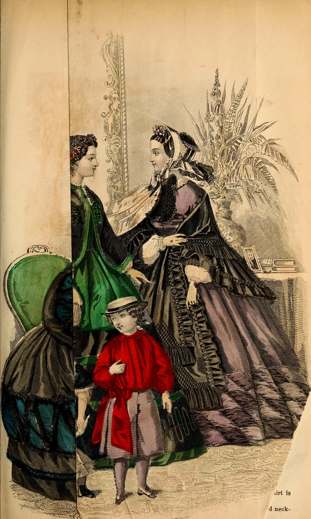 An illustration from Godey's lady's book, 1840, leaf 321