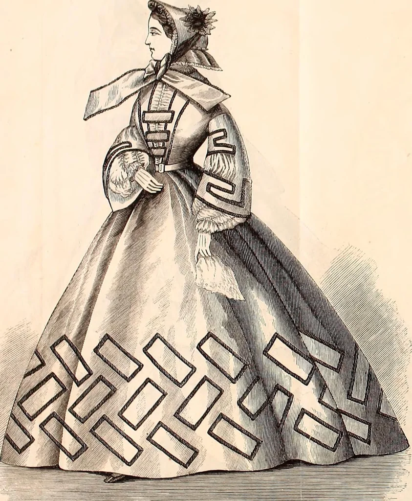 An illustration from Godey's lady's book, 1840, leaf 327