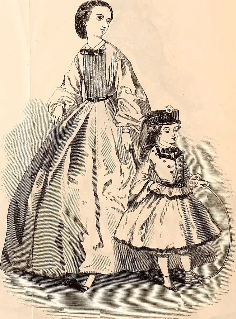 An illustration from Godey's lady's book, 1840, leaf 327
