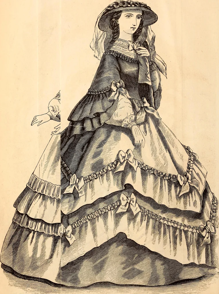 An illustration from Godey's lady's book, 1840, leaf 328