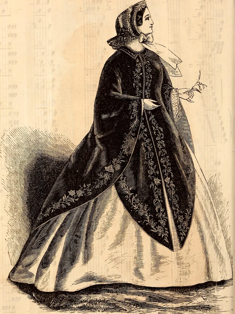 An illustration from Godey's lady's book, 1840, leaf 334