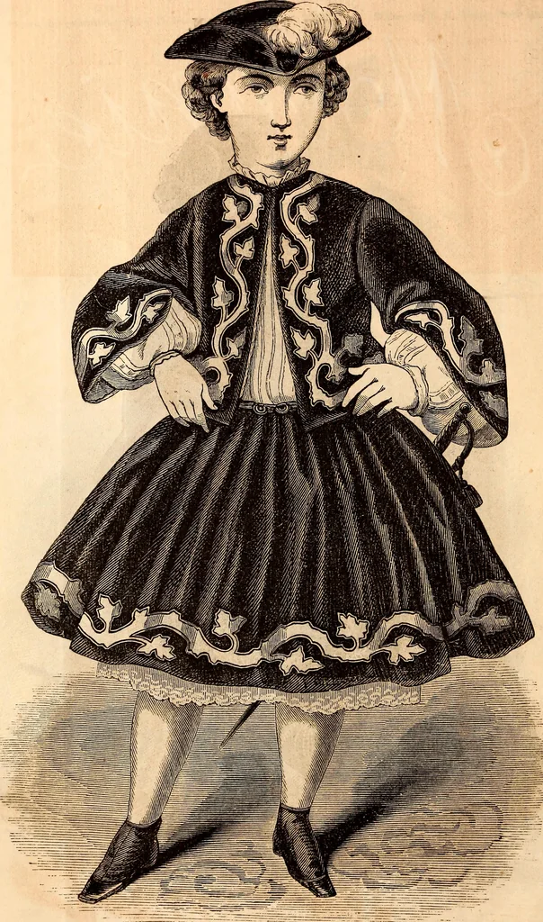An illustration from Godey's lady's book, 1840, leaf 336