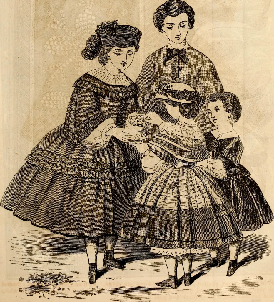 An illustration from Godey's lady's book, 1840, leaf 337