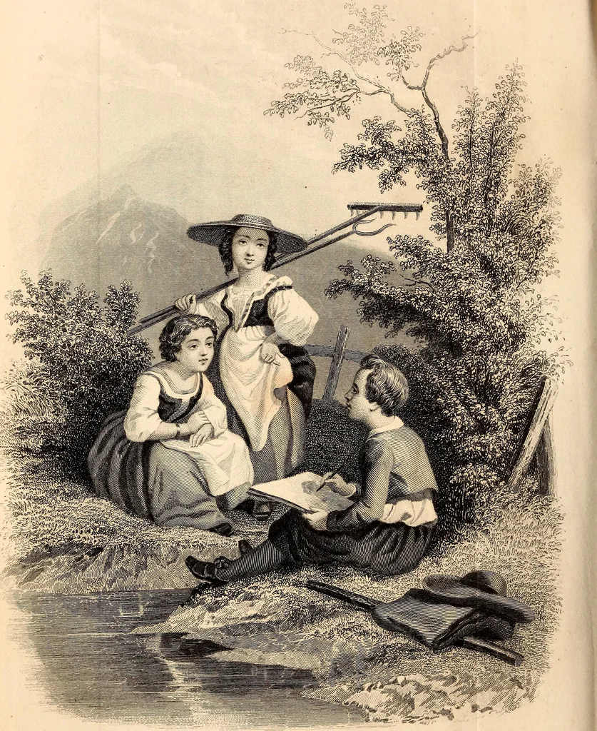 An illustration from Godey's lady's book, 1840, leaf 532