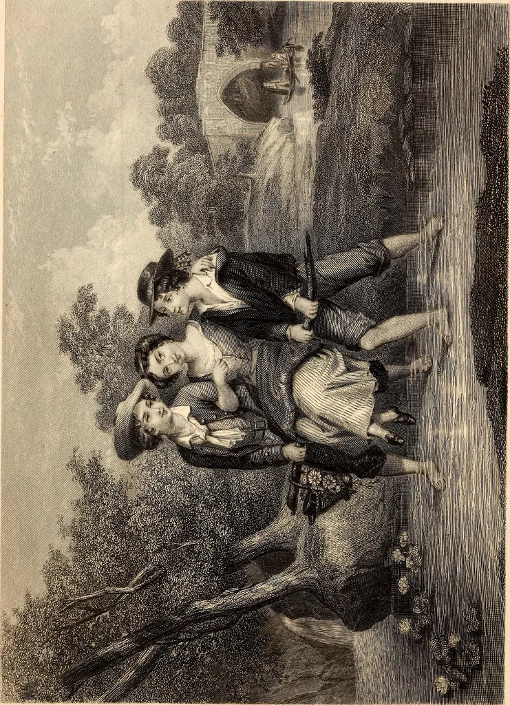 An illustration from Godey's lady's book, 1840, leaf 632