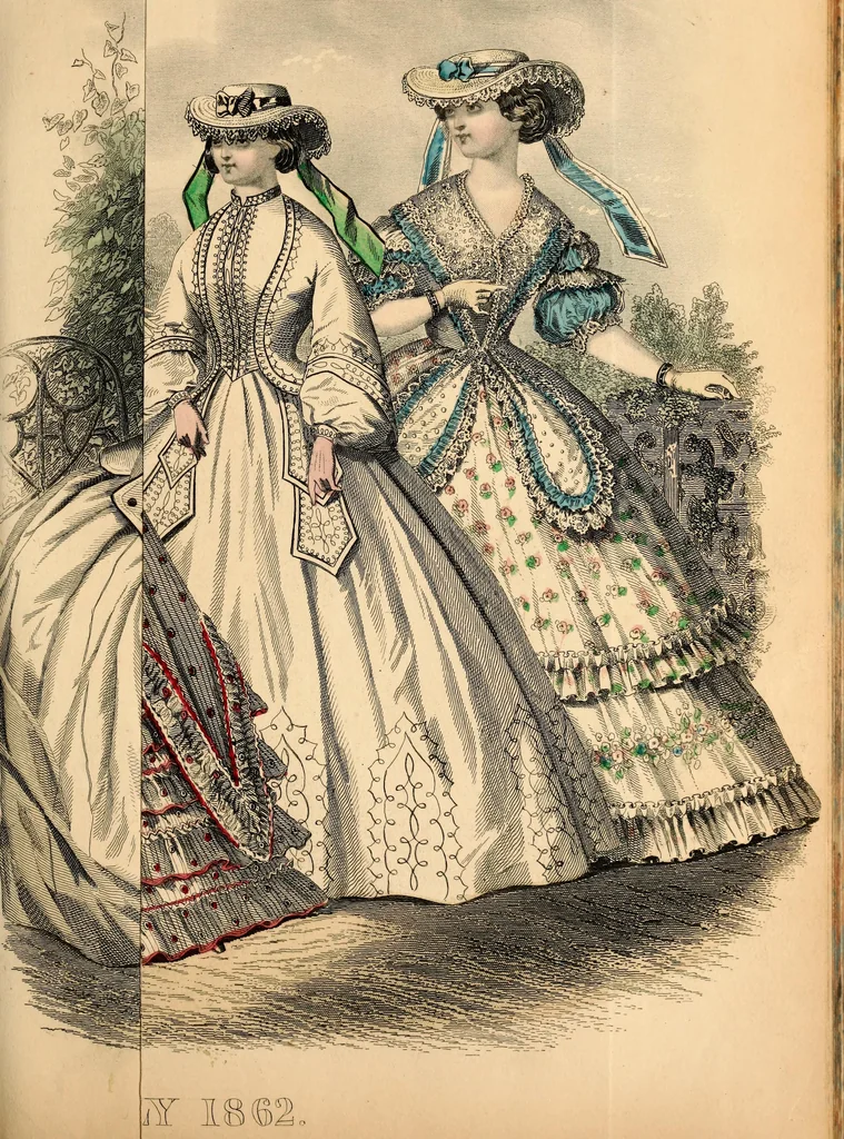 An illustration from Godey's lady's book, 1840, leaf 635