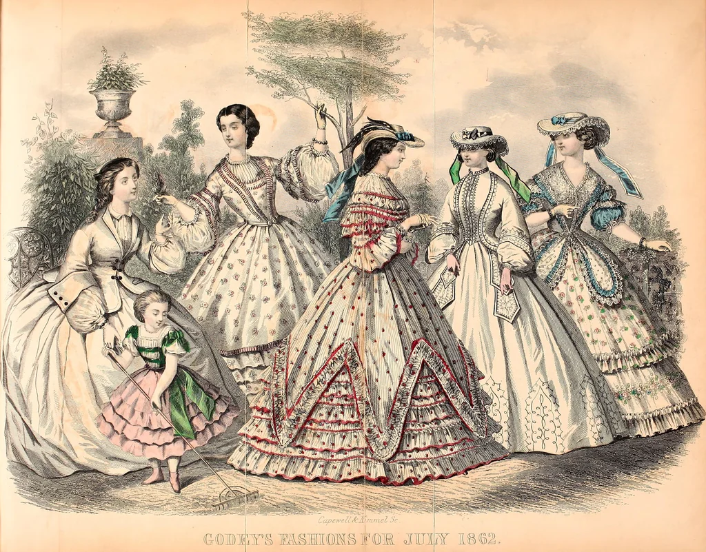 An illustration from Godey's lady's book, 1840, leaf 637