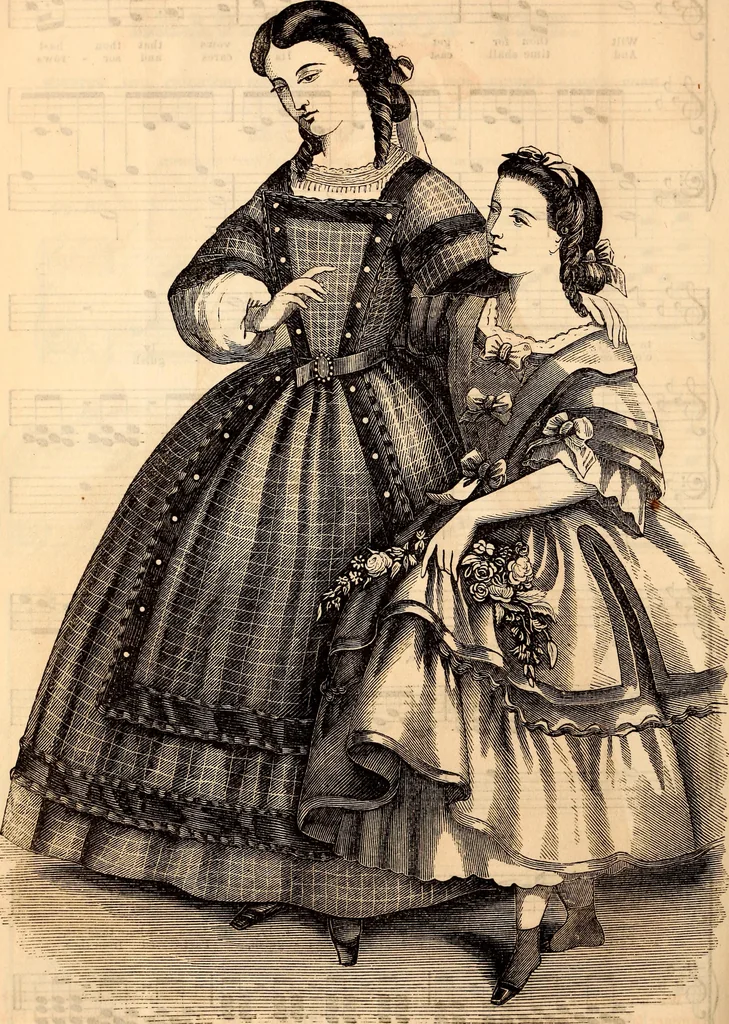 An illustration from Godey's lady's book, 1840, leaf 648