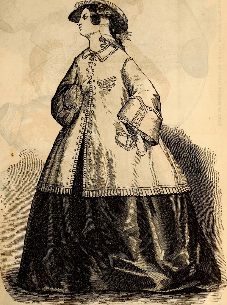 An illustration from Godey's lady's book, 1840, leaf 649