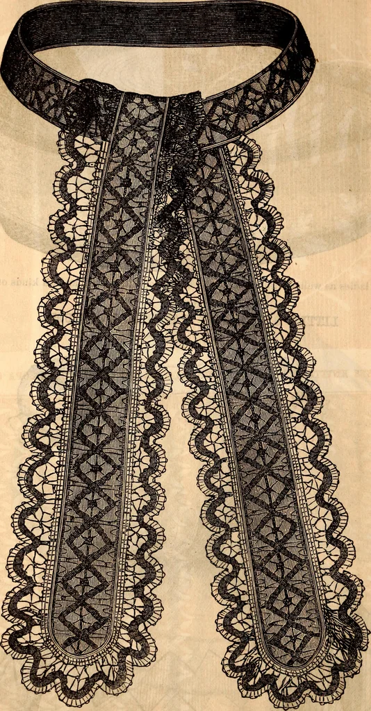 An illustration from Godey's lady's book, 1840, leaf 654