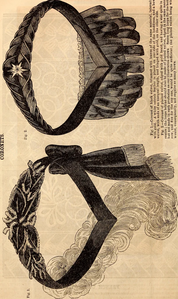 An illustration from Godey's lady's book, 1840, leaf 658