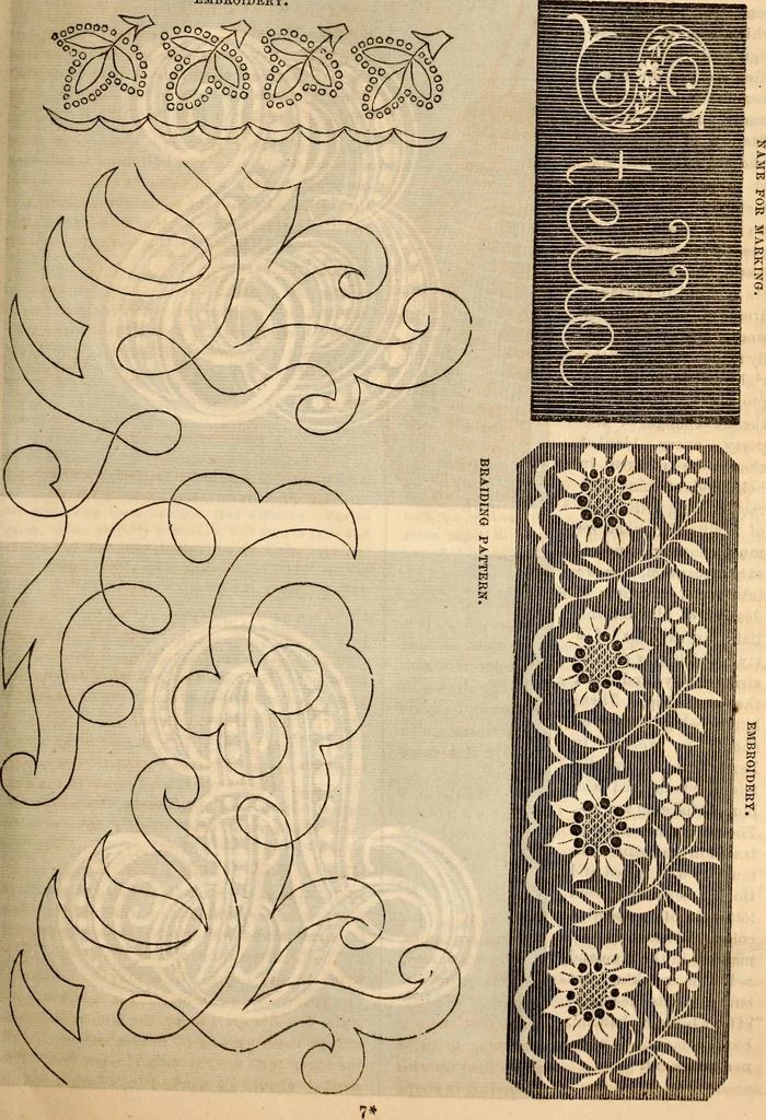 An illustration from Godey's lady's book, 1840, leaf 721