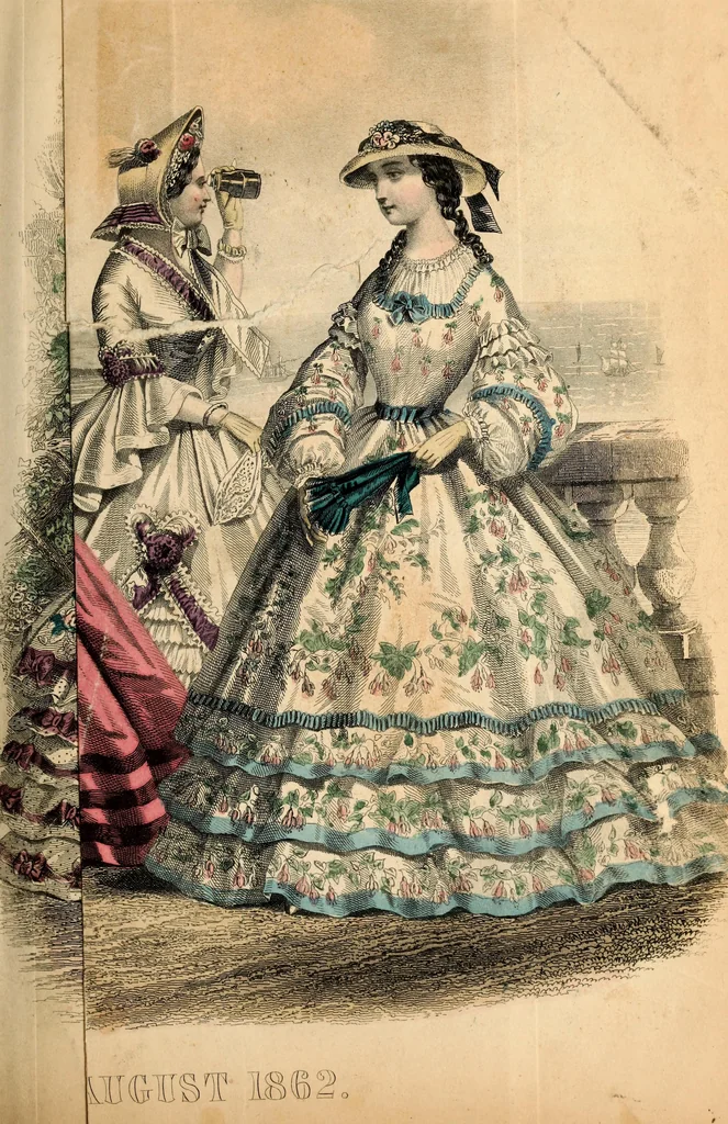 An illustration from Godey's lady's book, 1840, leaf 743