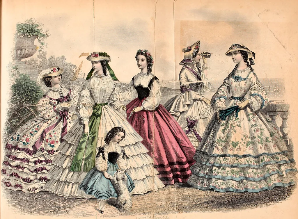 An illustration from Godey's lady's book, 1840, leaf 745
