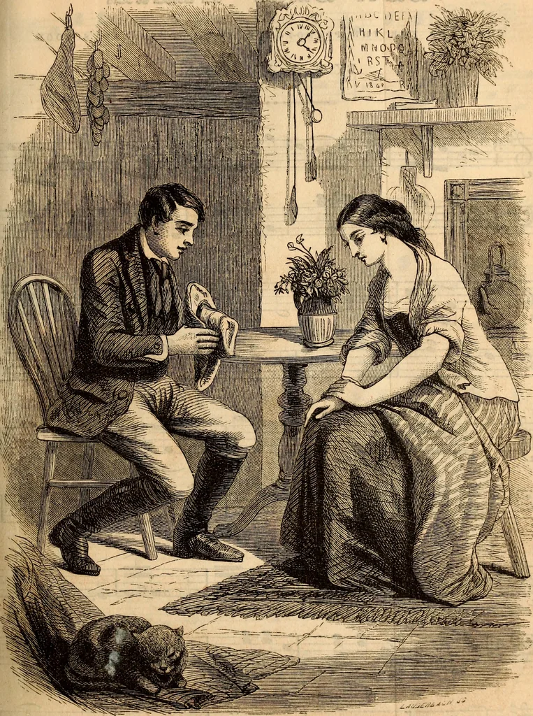 An illustration from Godey's lady's book, 1840, leaf 747