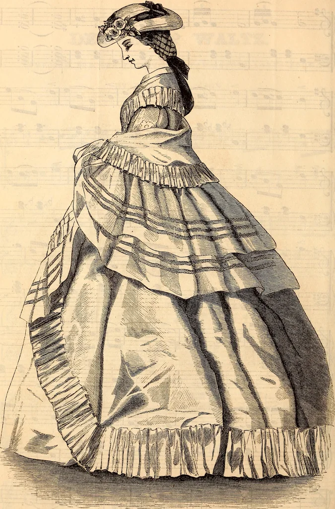 An illustration from Godey's lady's book, 1840, leaf 750