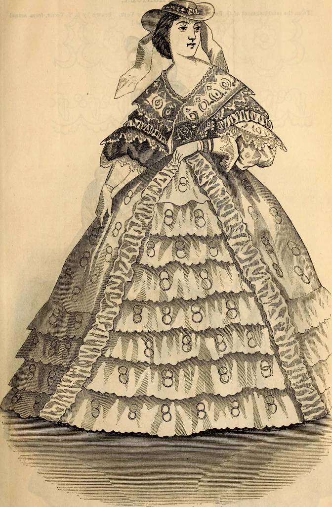 An illustration from Godey's lady's book, 1840, leaf 751
