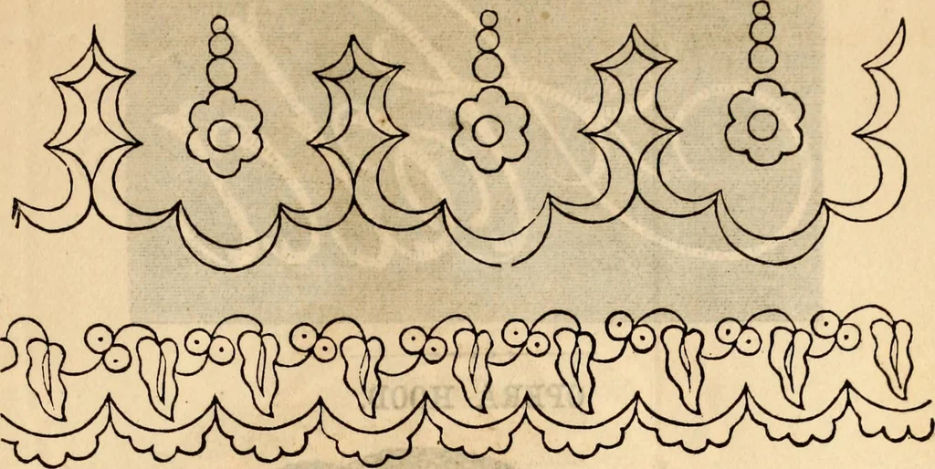 An illustration from Godey's lady's book, 1840, leaf 753