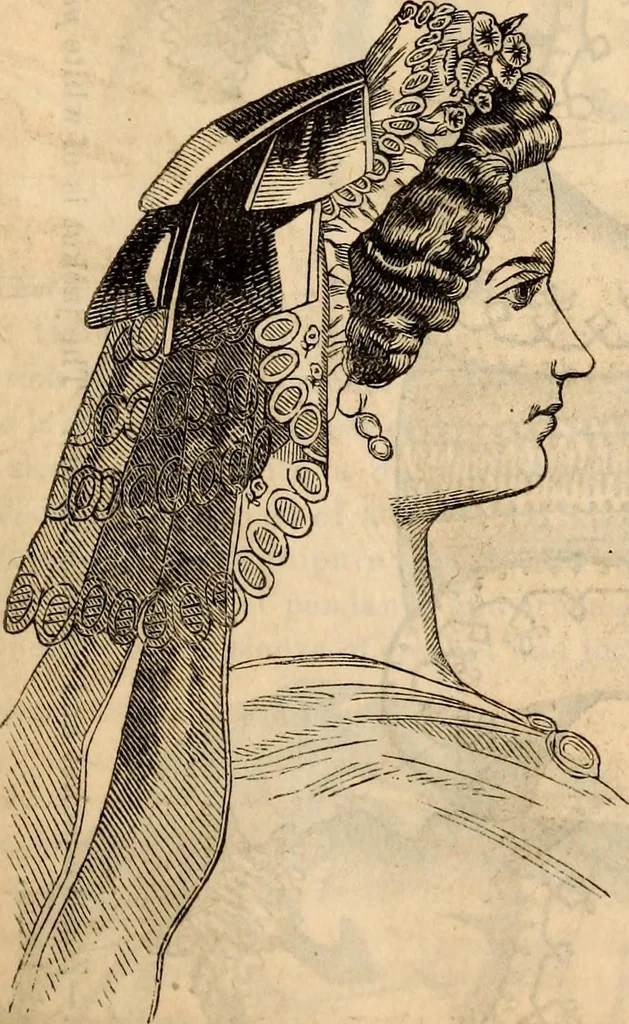 An illustration from Godey's lady's book, 1840, leaf 813