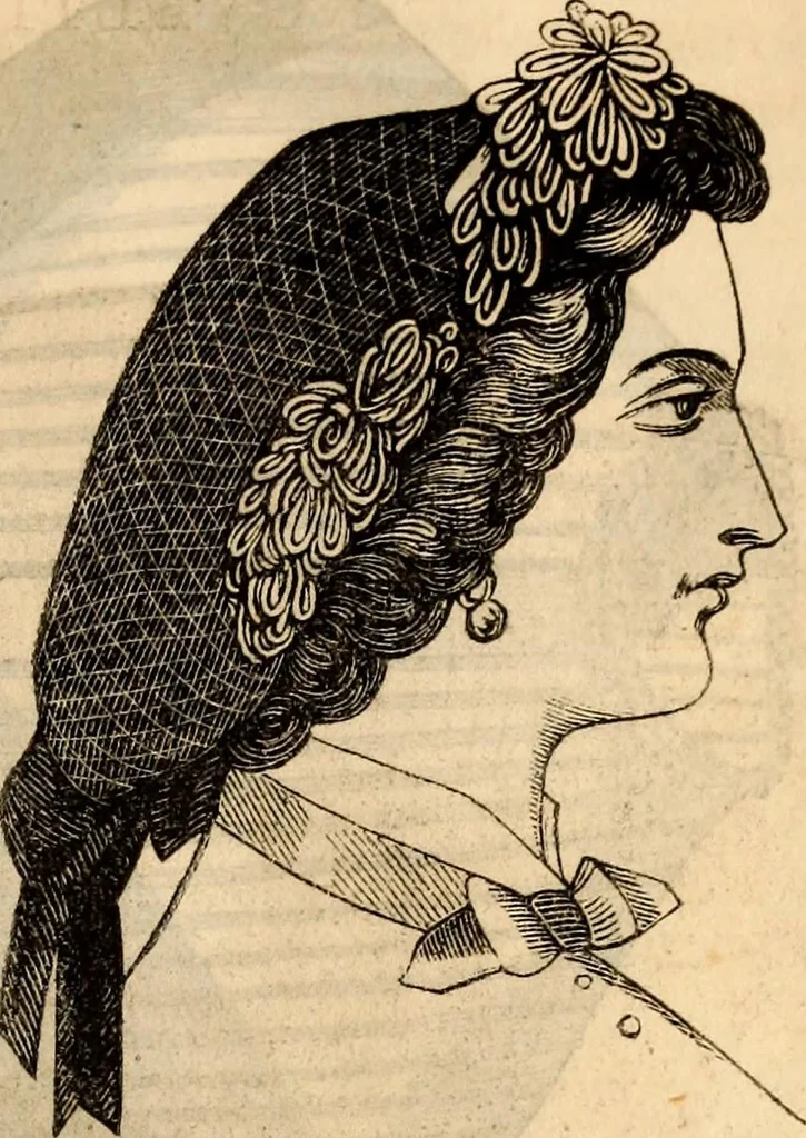 An illustration from Godey's lady's book, 1840, leaf 813