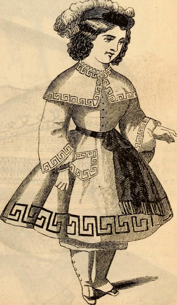 An illustration from Godey's lady's book, 1840, leaf 813