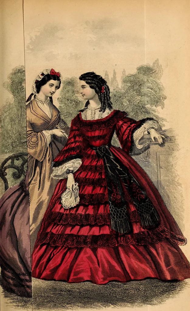 An illustration from Godey's lady's book, 1840, leaf 845