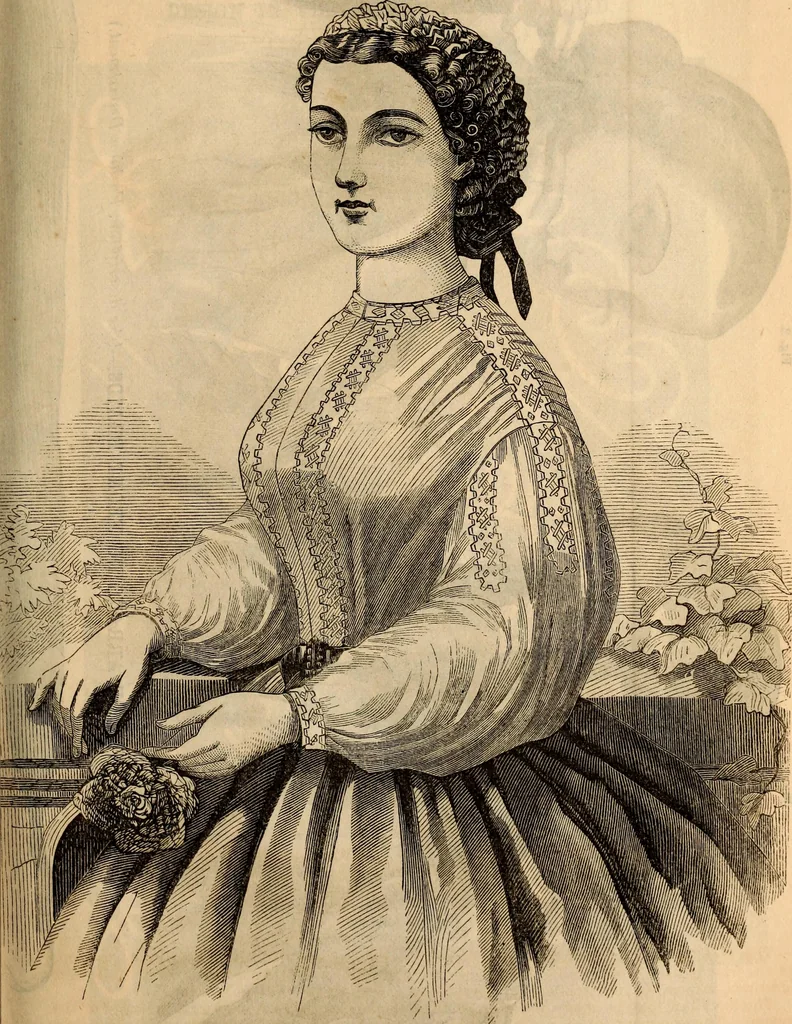 An illustration from Godey's lady's book, 1840, leaf 857