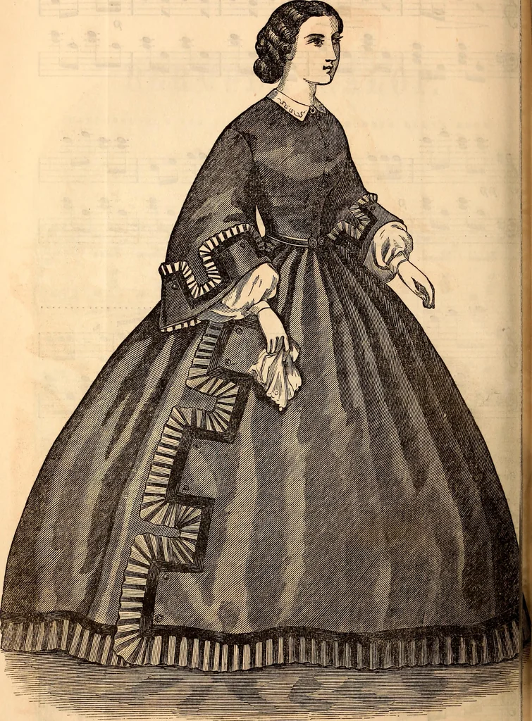 An illustration from Godey's lady's book, 1840, leaf 954