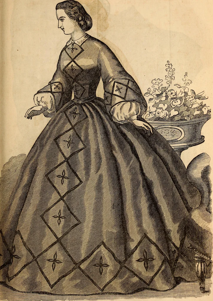 An illustration from Godey's lady's book, 1840, leaf 955