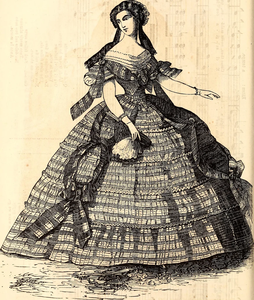 An illustration from Godey's lady's book, 1840, leaf 101
