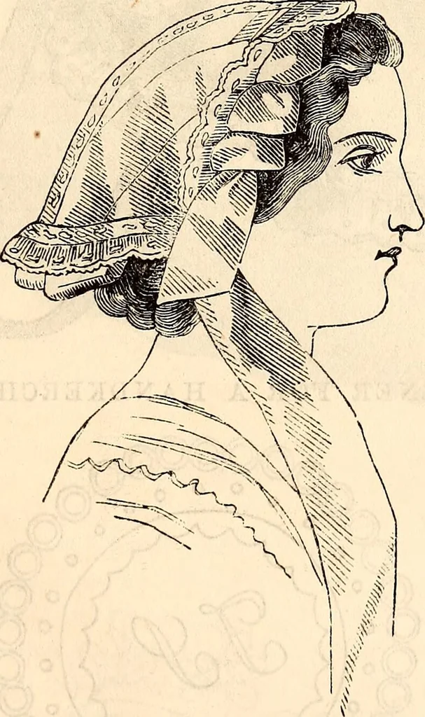An illustration from Godey's lady's book, 1840, leaf 1048