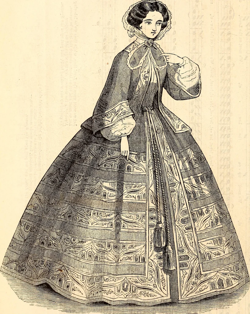 An illustration from Godey's lady's book, 1840, leaf 1091