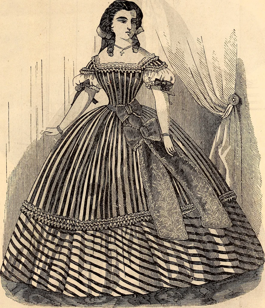 An illustration from Godey's lady's book, 1840, leaf 1092