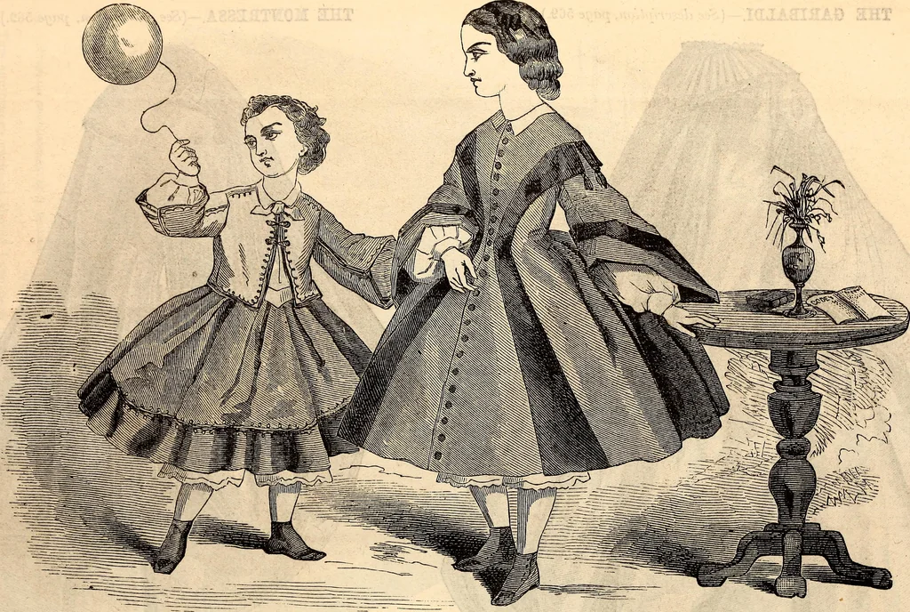 An illustration from Godey's lady's book, 1840, leaf 1095