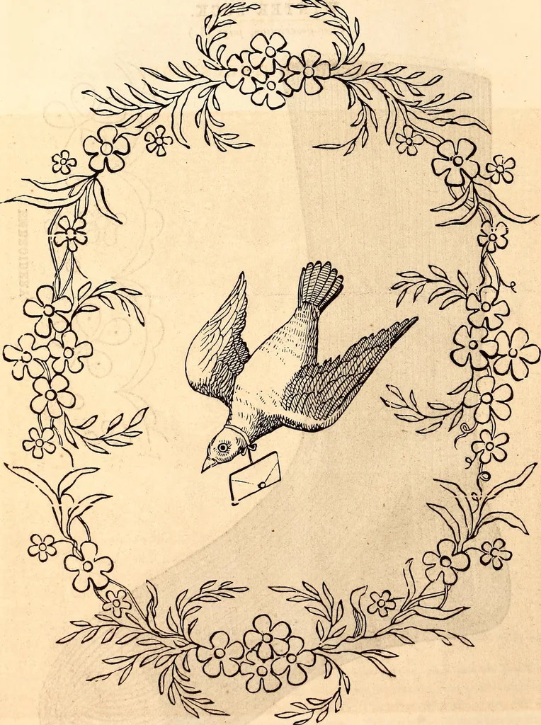 An illustration from Godey's lady's book, 1840, leaf 17