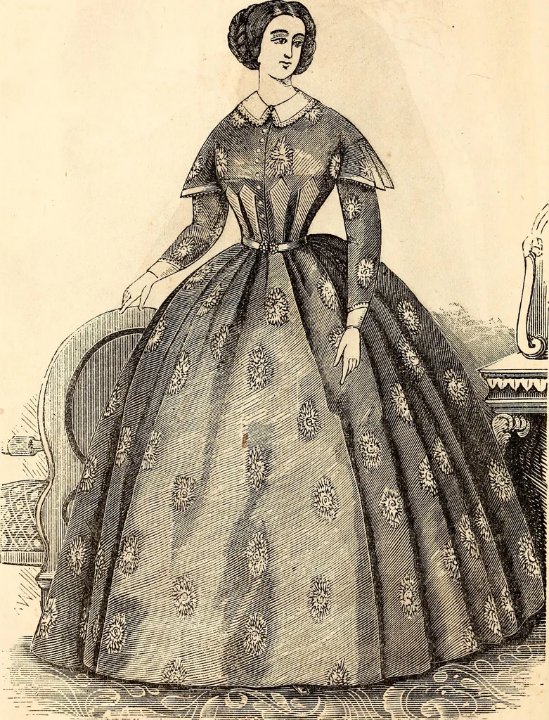 An illustration from Godey's lady's book, 1840, leaf 195